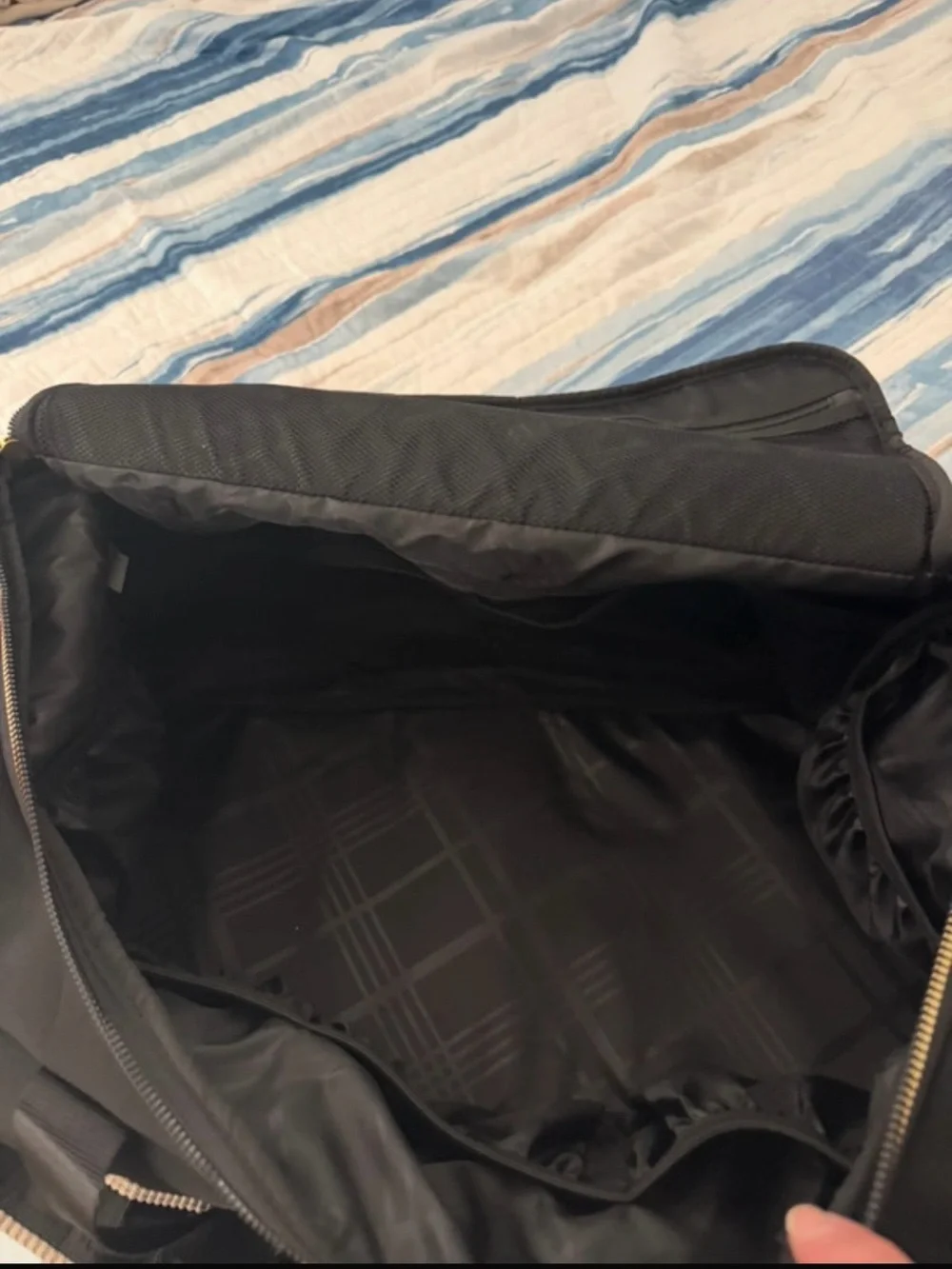 JOY MANGANO-Black Weekend Travel Duffle Bag
